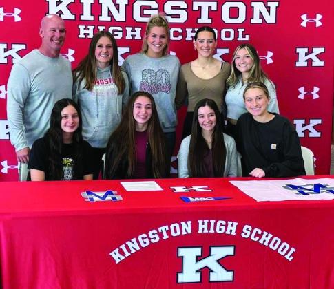 Olivia Quapaw is fulfilling her dream by signing to play basketball for Murray State College. (Courtesy photo)