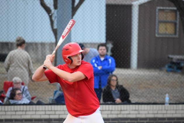 (Courtesy Photo) Aiden Donnell at bat in the Sulphur festival on March 23.
