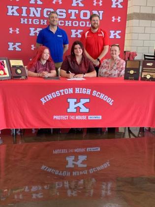 Celeste Burch signed with SOSU recently and plans on majoring in biology, pre nursing and she’ll be participating in the music program. (Courtesy photo)
