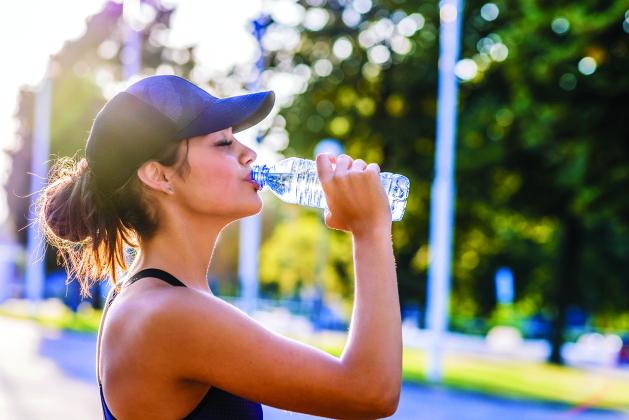 The Centers for Disease Control and Prevention report that water will almost always help people remain hydrated even when they're working in the heat. (Courtesy photo)