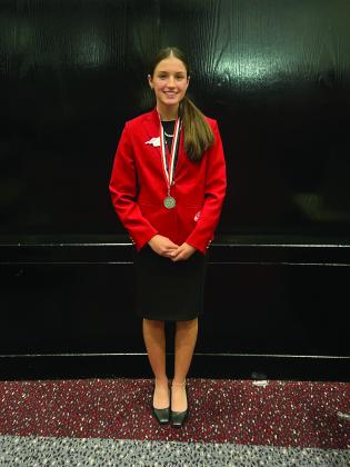 Avery Ludrick competed in Career Investigation, Level 1 and received a silver medal. (Courtesy photo)