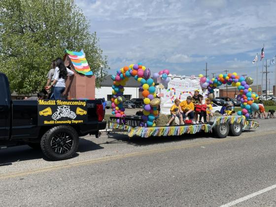 The Madill Community Daycare Center won first place with their Candyland themed float. Courtesy photo)