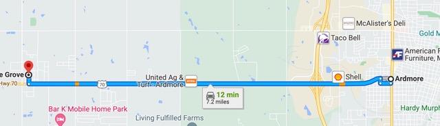 ODOT plans on improving 3.9 miles of Hwy 70 between Ardmore and Lone Grove. (Courtesy photo)