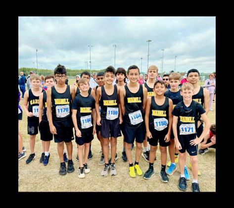 The Madill Middle School Cross Country boys' team were state runner-up.