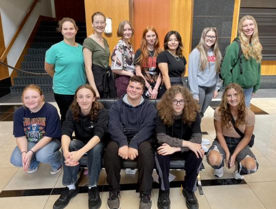 Sophia Talkington took 2nd place in Chemistry, Charlotte Calvert took 3rd place in Art &amp; Design and Daniel Wiggs placed 4thin General Business. (Courtesy photo).