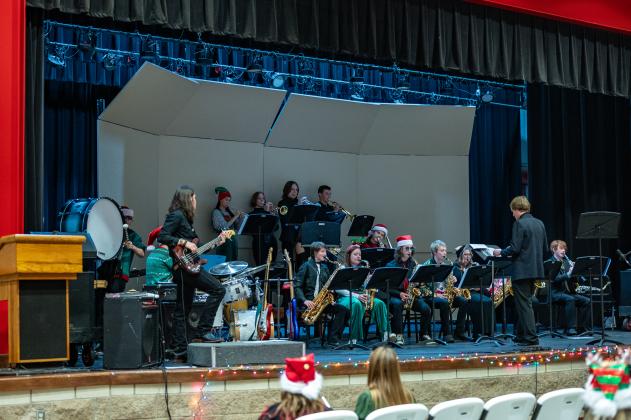 The Kingston High School Jazz Band held their Christmas concert on December 7. (Courtesy photo)
