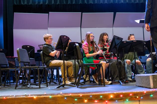 The Kingston Middle School Band also held their Christmas concert. (Courtesy photo)