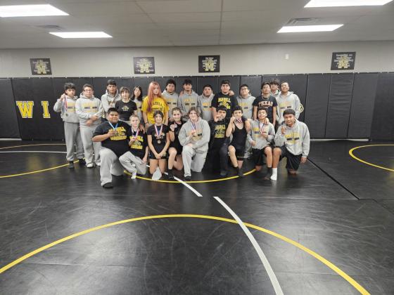 The Madill High School boys wrestling team's season is in full swing. (Courtesy photo)