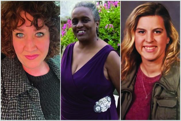 From left: Teachers Kay Bojorquez, Anita Hopson Malone and Kristina Stadelman are among at least nine Oklahoma teachers who received a sign-on bonus from the state and, shortly after, a demand to pay it back. (Courtesy photos))