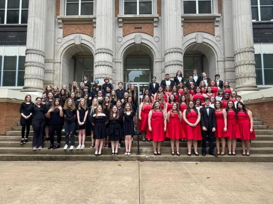 Kingston High School Choir receives Superior ratings. (Courtesy photo)