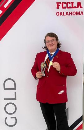 Kooper Walker won State Champion in Job Interview, Level 2. (Courtesy photo)