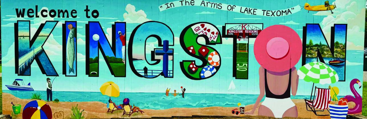 Local artist, Kasey Davis, was the creative engine behind the new Kingston mural. (Courtesy photo)