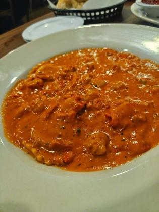 The lobster ravioli is a decadent mix of pasta, cheese and lobster. (Jedi Chef Stryker)