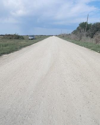 The project added different color rock is crushed granite to help minimize dust for adjacent homes. (Courtesy photo)