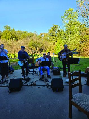 The Band on Grand is a band from Austin College who played at the event. (Shalene White • The Madill Record)