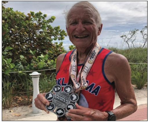 For the third year, Dan Little completed the 777 Great World Race. (Courtesy photo)
