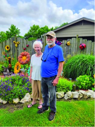 Charles and Glenda Bobbitt were selected the June Madill Rose Garden Club Yard of the Month. (Courtesy photo)