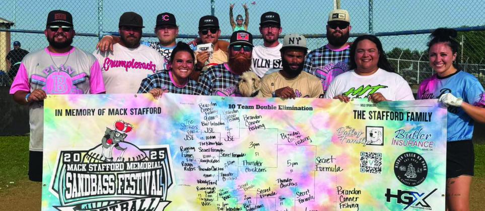 The Brandon Conner Fishing Group won their 5th Mack Stafford Memorial Softball Tournament on May 31. Courtesy photo