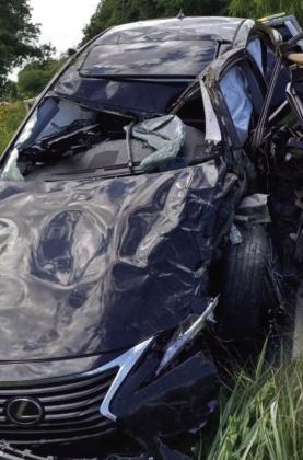 Malory Moody was seriously injured when she wrecked her car on July 7. Courtesy photo