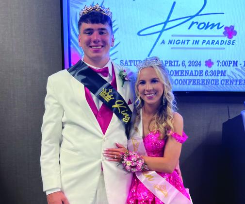 The 2024 KHS Prom King and Queen were Ryan Meek and Gracie Cryer, respectively. Courtesy photo