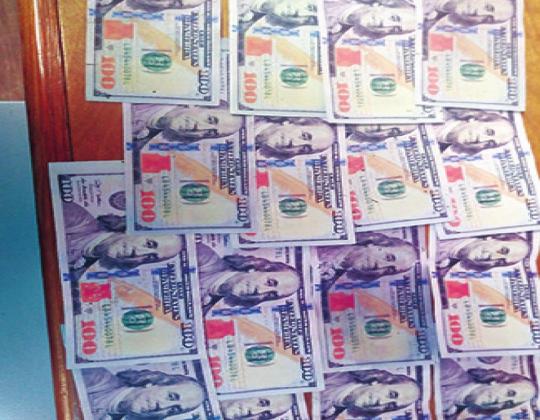 Approximately $1600 was found on Lynn Road by the Marshall County Sheriff’s Office. Courtesy photo