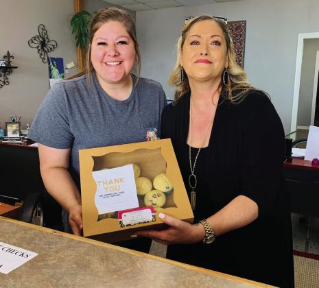 Madill Record customer appreciation