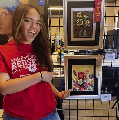 KHS art student Ashlyn Morales.