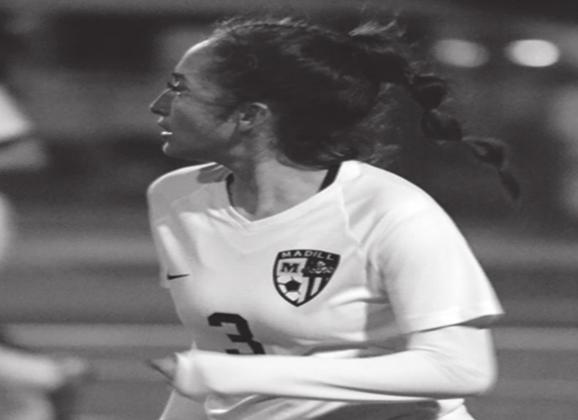 Cielo Gomez, a senior soccer player, plans on joining the Air Force after high school. Summer Bryant • The Madill Record