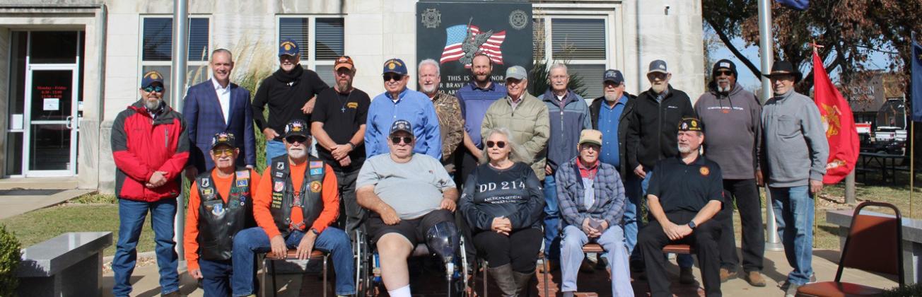 The American Legion Post 99 held a Veterans Day Ceremony to honor Marshall County veterans. Summer Bryant