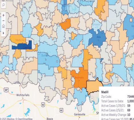 Oklahoma Follows National Trend of Lower COVID-19 Cases