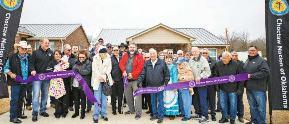 Choctaw Nation Opens Two Housing Additions in Savanna