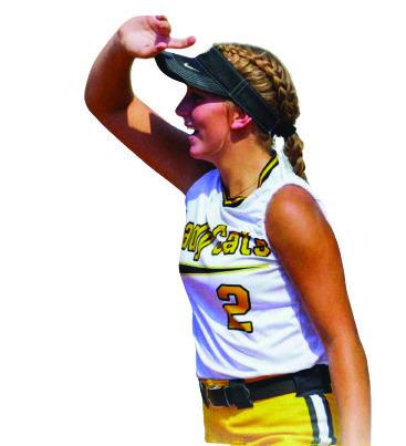 Senior Dahlia Marris - pictured above - and Zeplyn Thomas, return as the Lady Cats’ top two pitchers.Marris is senior and Thomas is a junior. Courtesy photos