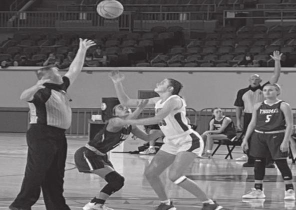 Chance Scott got the call to head to the Big House to officiate Class A girls basketball games at the state tournament. This was his first time there in that capacity and is an experience he will never forget. Courtesy photo
