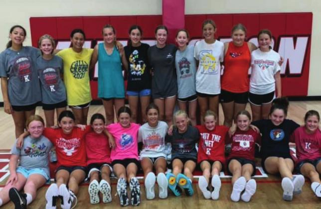 Kingston girls attend basketball camp