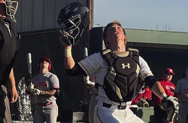 Caden McHatton prepares to catch a pop fly. Courtesy photo