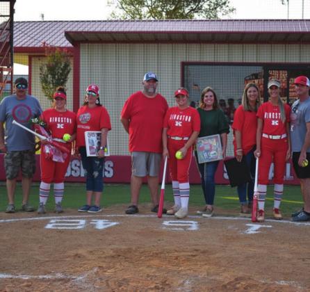 Senior night for Kingston Softball