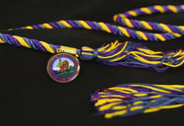 Chickasaw Nation graduation honor cords. Photo by Chickasaw Nation. Courtesy photo
