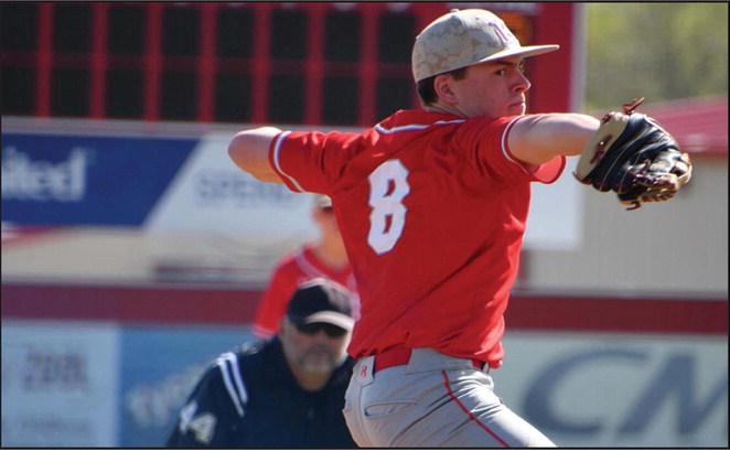 Linda Holmes TheKingstonvarsitybaseball team has been on the road the past few games, picking up a couple of wins along the way. On April 14, Kingston varsitybeatRockCreek15-6. In the district game on April 17, they picked up another win against Valliant, 7-4. Pictured: Left handed pitcher, Reid Patterson, throws a pitch.