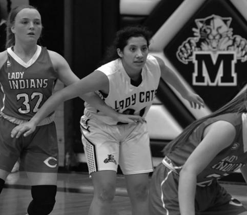 “Sister” Mariana Mendez is an 18-year-old Madill athlete. Many coaches applaud her for her perseverance and grit. Summer Bryant • The Madill Record