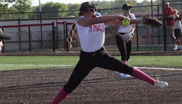 Aubrey Orr struck out five players during the game. Courtesy photo