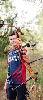Griffin Witty is currently ranked second in the nation in the under 18 fixed pin compound archery division presented by the United States Archery Team. Courtesy photo