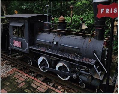 Charles Bobbitt retired from working on the railroad and owns a train from the Frisco Line.. Courtesy photo