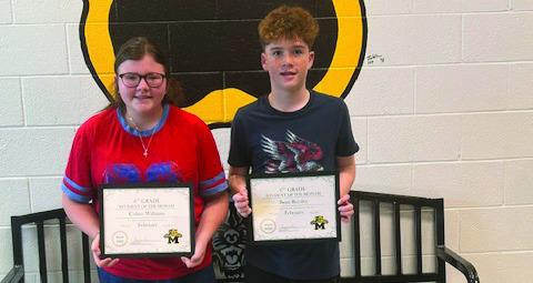 Cobee Williams and Beau Beesley, 6th grade. Courtesy photo