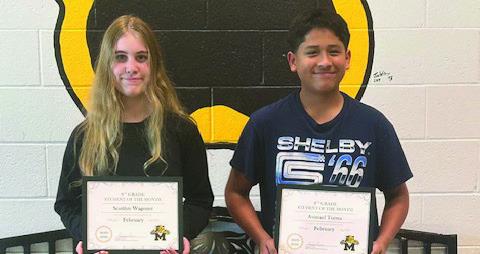 Scottlyn Wagoner and Avimael Torres, 8th grade. Courtesy photo