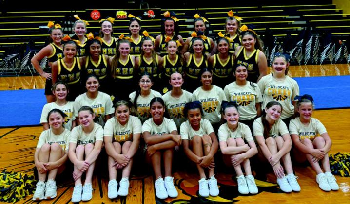 Courtesy photo The Madill cheerleaders held a cheer camp for younger cheerleaders.