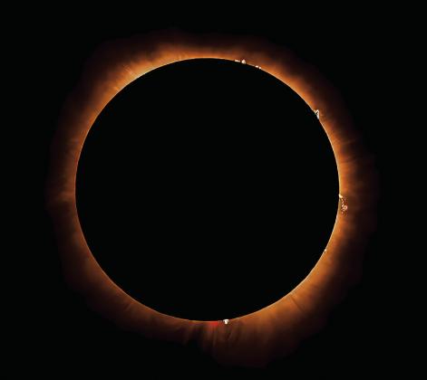 	Eclipse brings awe and theories