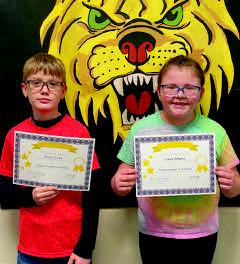 Rhody Combs and Cobee Williams, 3rd grade. Courtesy photo