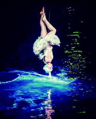 Oklahoma Native Kaylea Arnett is a performer in the Cirque du Soleil “O” production at the Bellagio. Courtesy photo