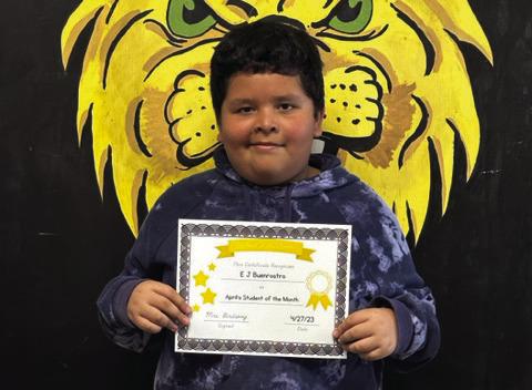 EJ Buenrostro, 2nd grade