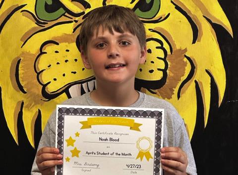 Noah Blood, 3rd grade